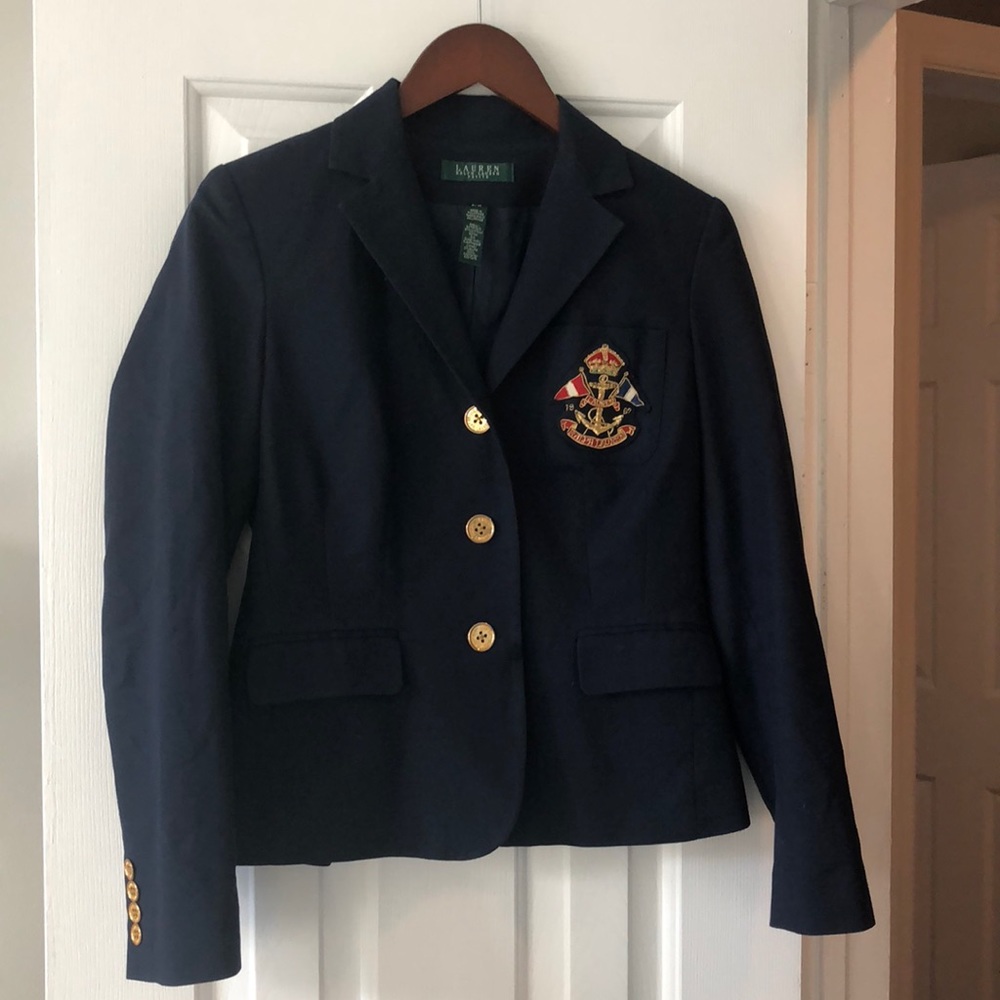 Lauren Ralph Lauren petite blazer with gold button